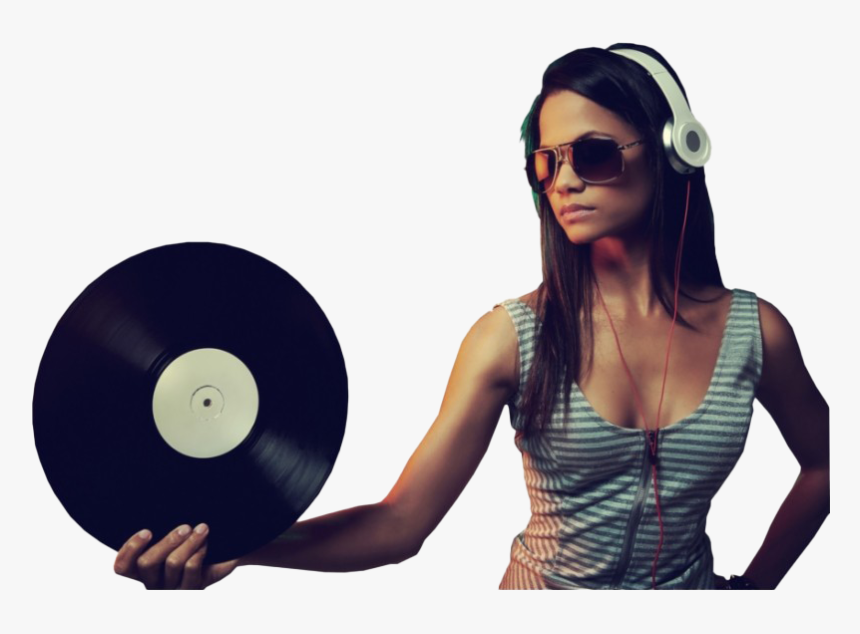 Disc Jockey Png Image - Dj Girl Png Hd, Transparent Png, Free Download