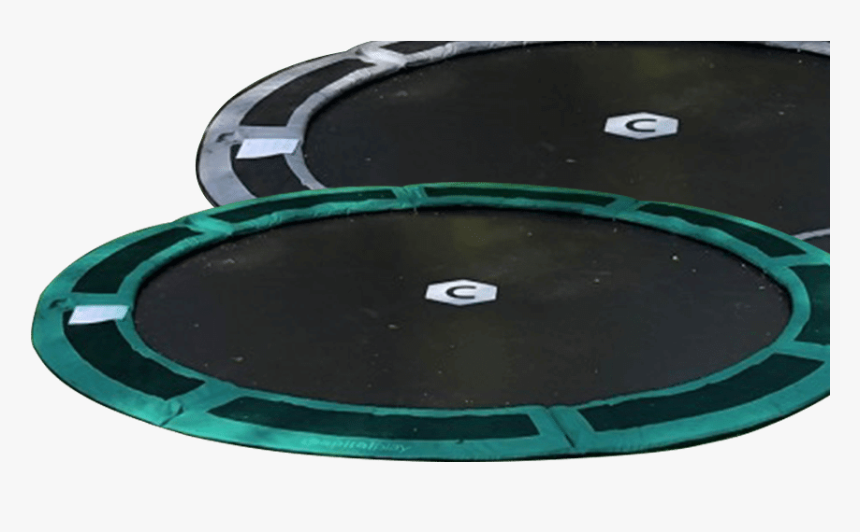 Round In Ground Trampolines - Trampolining, HD Png Download, Free Download