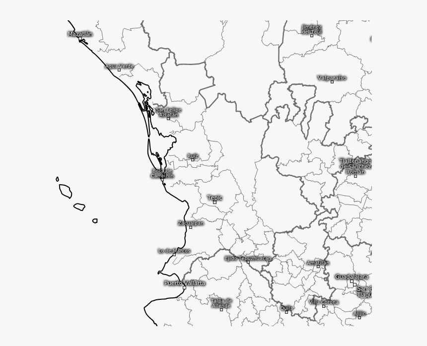 Mapa De Nayarit, HD Png Download, Free Download