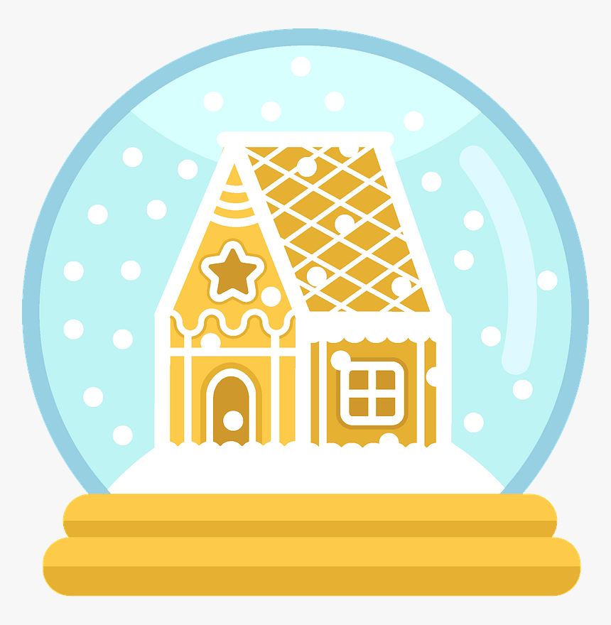 Christmas Snowglobe Clipart - Circle, HD Png Download, Free Download
