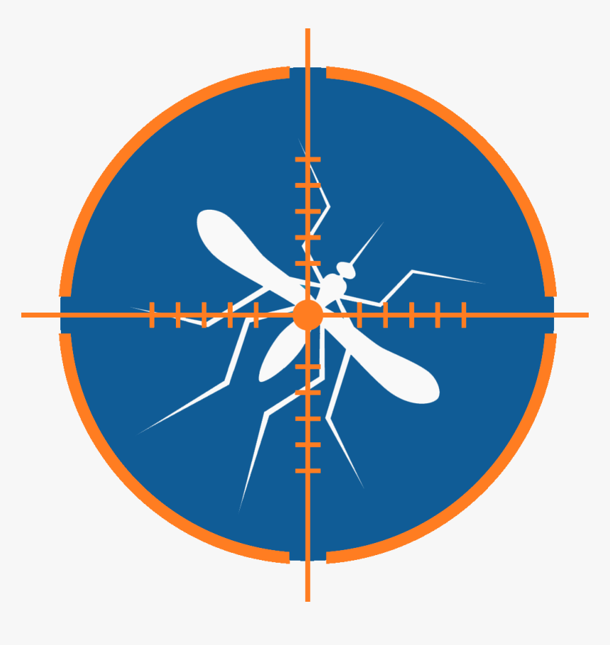 Mosquito Crosshairs Blueorange - Circle, HD Png Download, Free Download