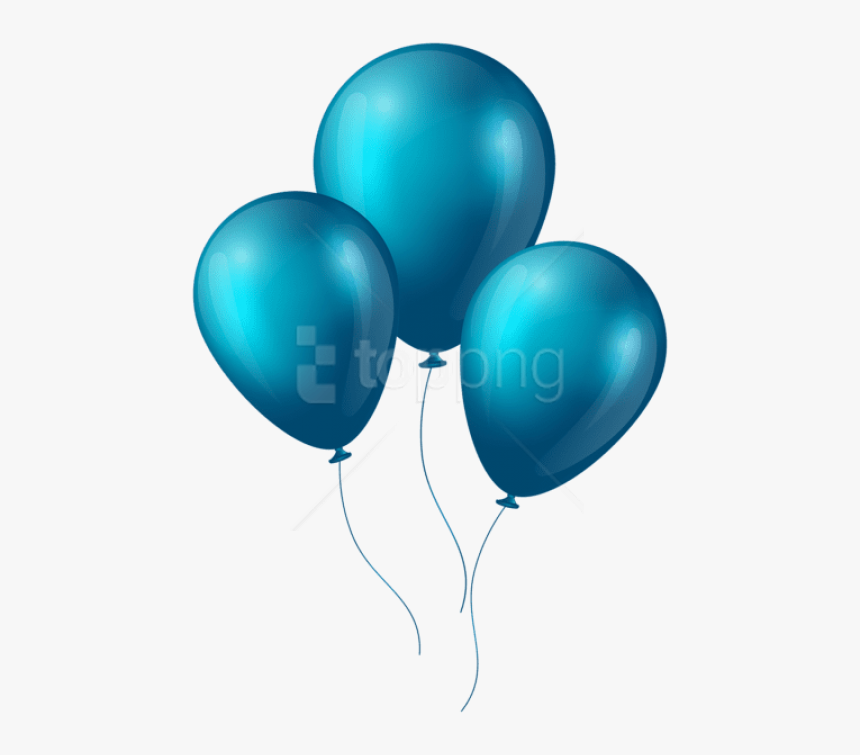 Free Png Download Blue Balloons Png Images Background - Balloons Png, Transparent Png, Free Download