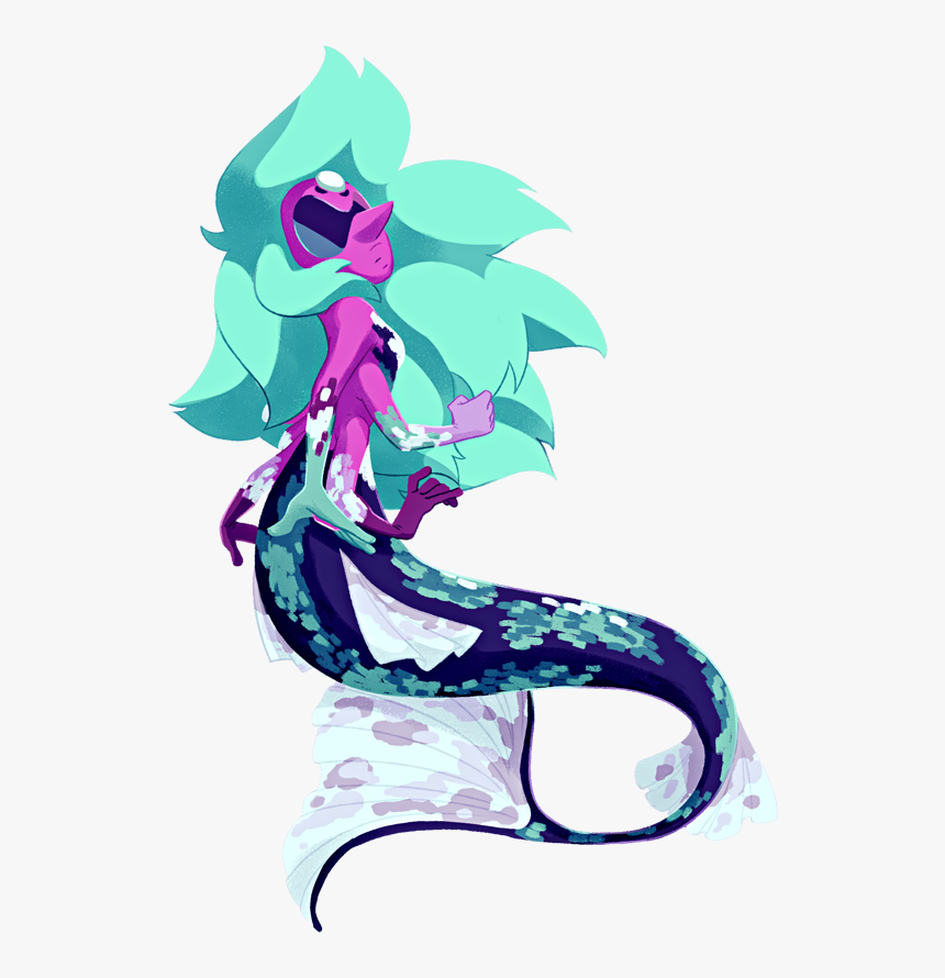 Alexandrite Chibi Mermaid By Weirdlyprecious - Steven Universe As Mermaids, HD Png Download, Free Download