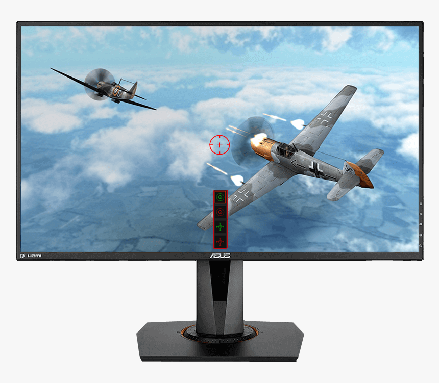 Crosshair Effect During The Game - Asus Vg248qg Gaming Monitor 24 Inch, HD Png Download, Free Download