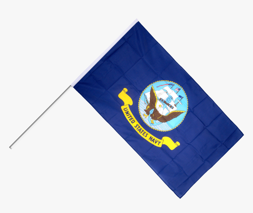 Usa Us Navy Hand Waving Flag - Us Navy Flag, HD Png Download, Free Download