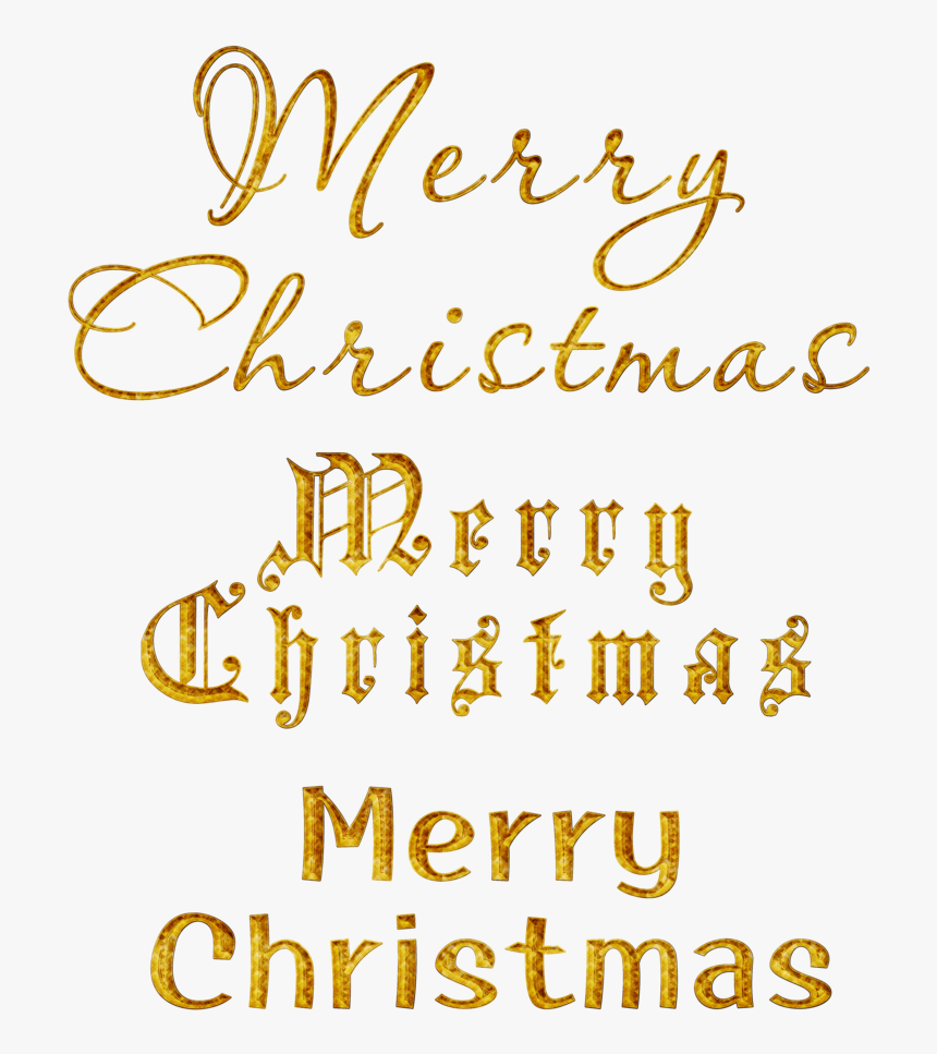 Merry Christmas Gold Png - Transparent Merry Christmas Gold Gif, Png Download, Free Download