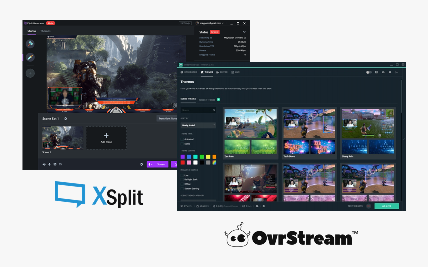 Instant Streaming Studio Xsplit Broadcaster Hd Png Download Kindpng