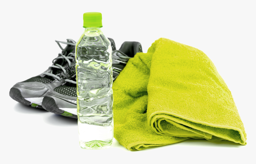 Our Facility And Our Goals - Gym Towel And Water Bottle, HD Png Download, Free Download