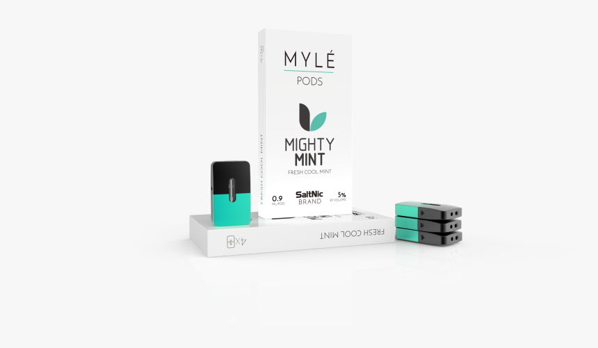 Myle Vapor Mighty Mint - Box, HD Png Download, Free Download