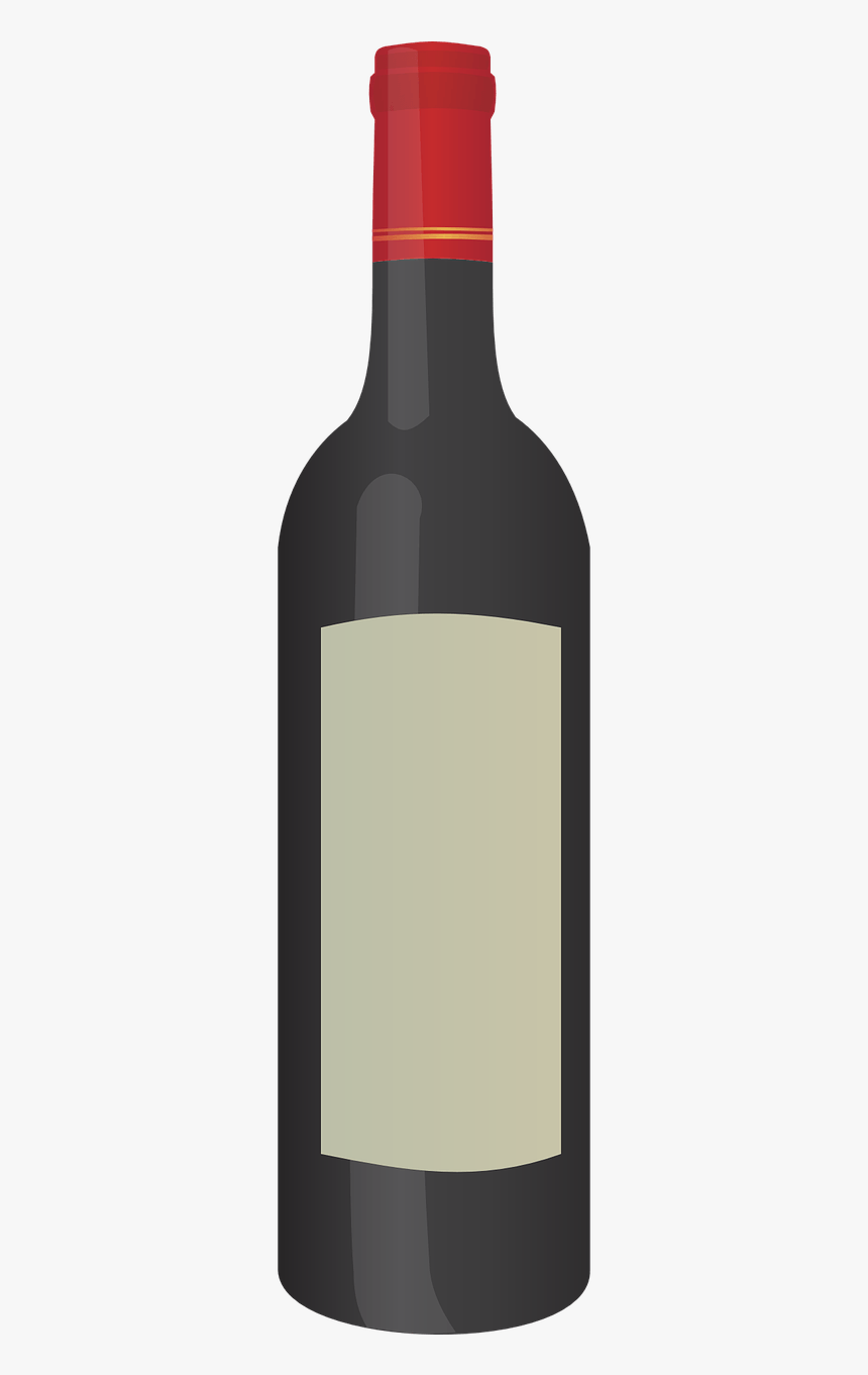 Wine Bottle Liquor Bottle Clipart Kid - Wine Bottle Clipart Free, HD Png Download, Free Download