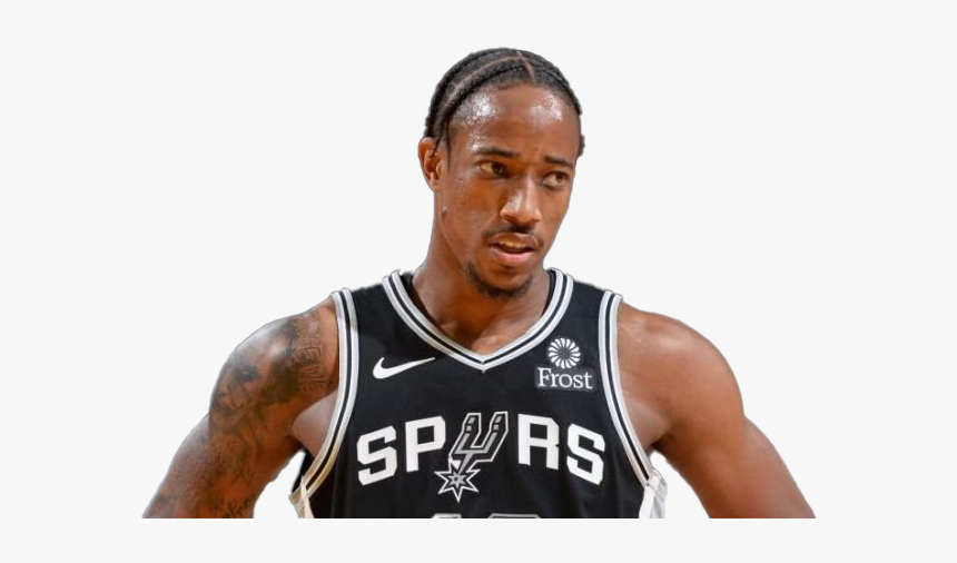 Demar Derozan Png High-quality Image - Dejounte Murray Spurs Jersey, Transparent Png, Free Download