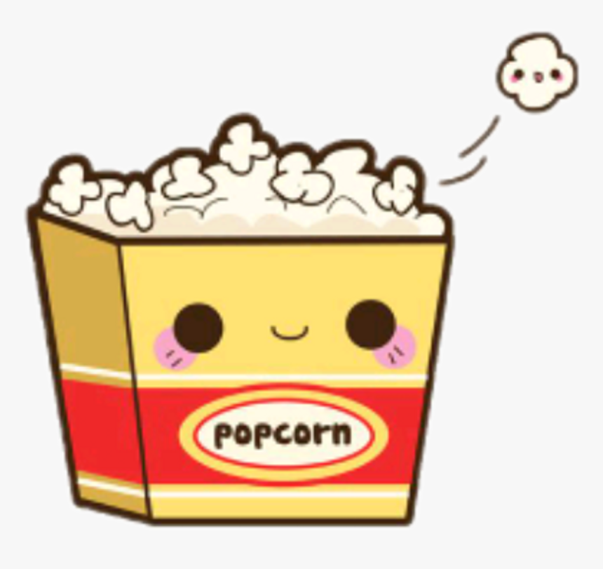 Kawaii Popcorn Png Clipart , Png Download - Cute Popcorn, Transparent Png, Free Download