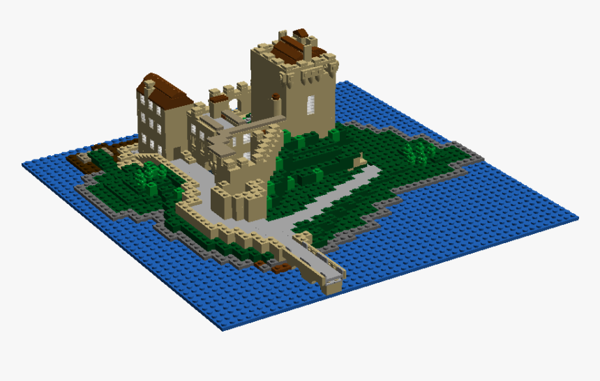 Transparent Castle Tower Png - Eilean Donan Castle Lego, Png Download, Free Download