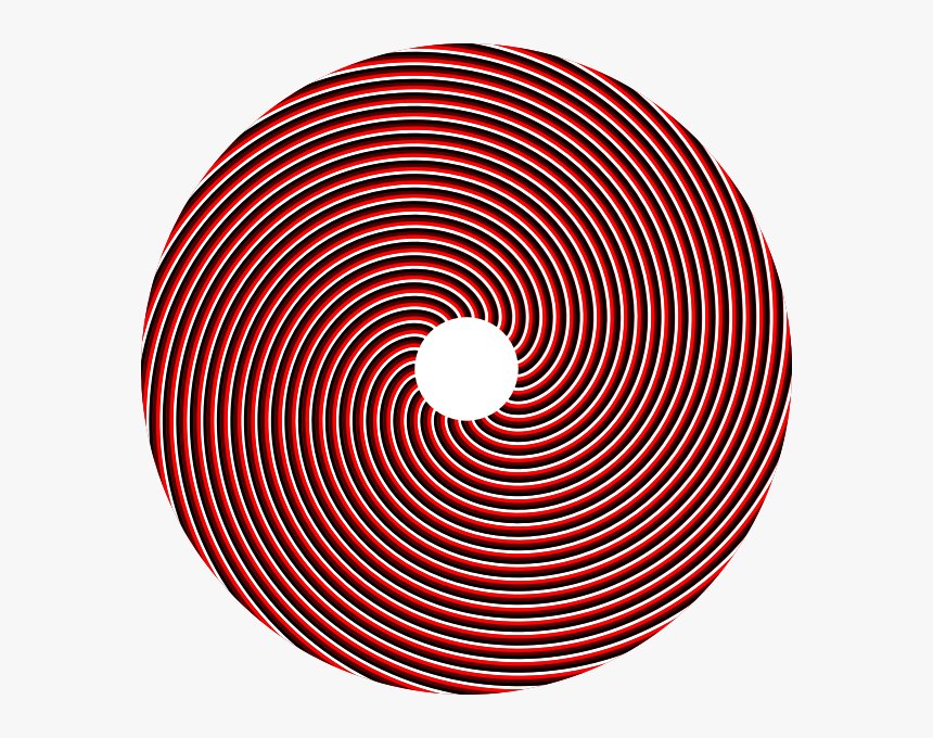 Spiral Red Circle Vector Image - Circle, HD Png Download, Free Download