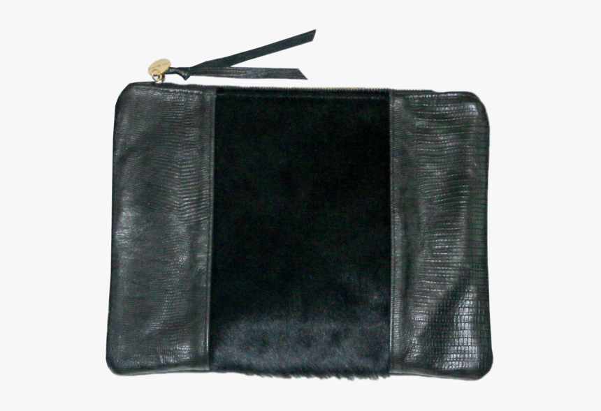Raven Clutch Black Leather - Wallet, HD Png Download, Free Download