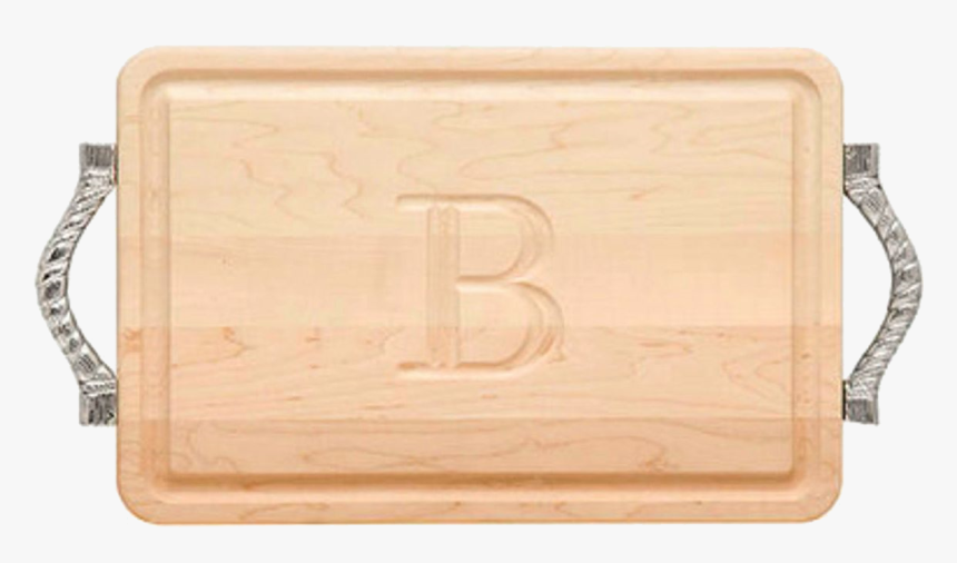 Rectangular Maple Carved Cutting Board With Handle - Plywood, HD Png Download, Free Download