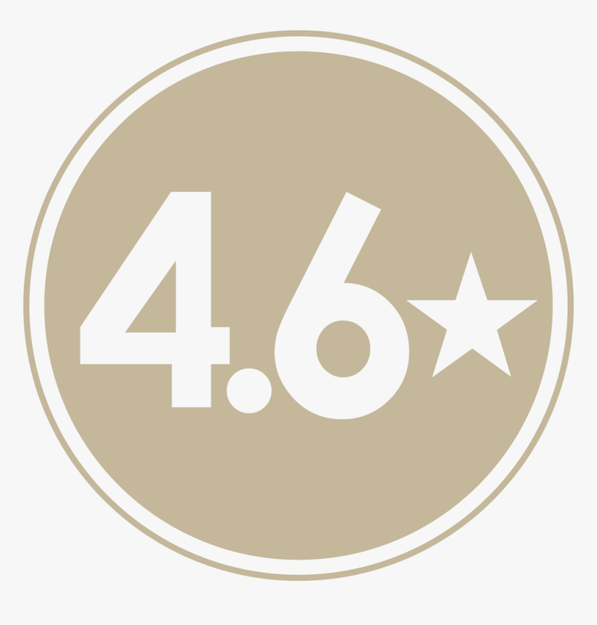 6 Out Of 5 Star Average Rating - Circle, HD Png Download, Free Download
