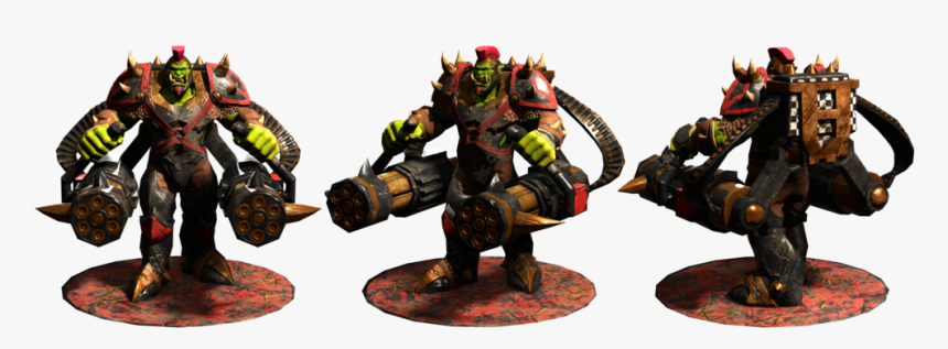 Orc Minigun Low Comped 02, HD Png Download, Free Download
