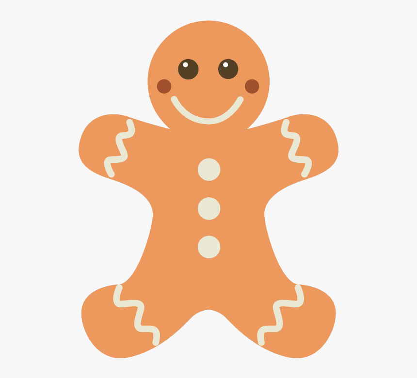 Christmas Gingerbread Man Transparent Png - Gingerbread Man Png, Png Download, Free Download