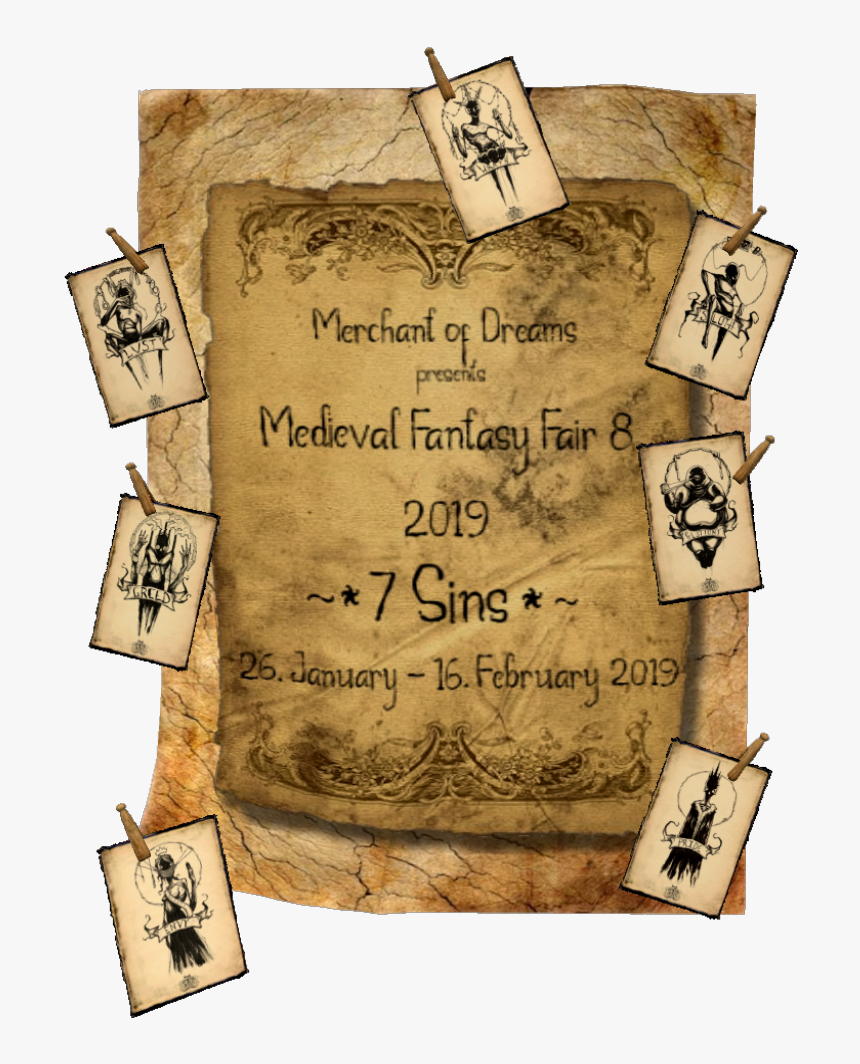 Medieval Fantasy Fair 19 Transparent , Png Download - Handwriting, Png Download, Free Download