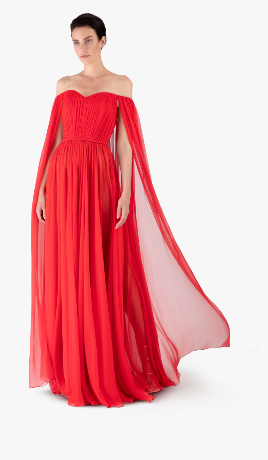 Ralph And Russo Evening Dress With Cape, HD Png Download, Free Download