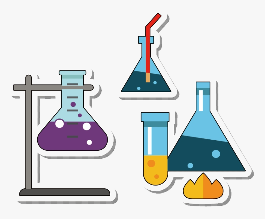 Laboratory Flask - Cartoon Flask Erlenmeyer Flask Chemistry, HD Png Download, Free Download