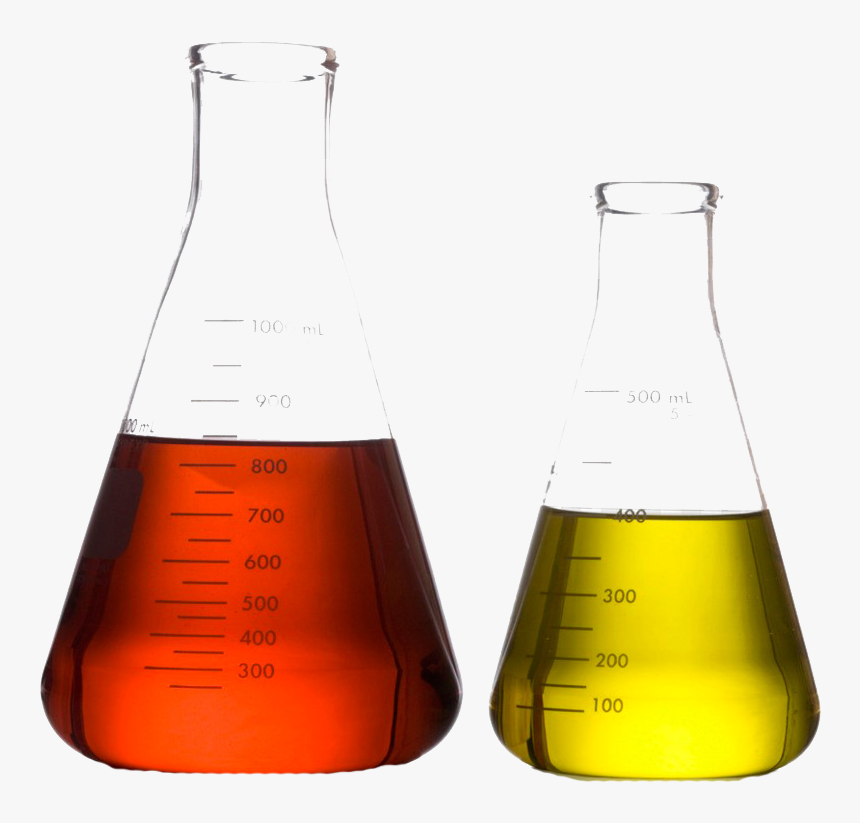 Laboratory Flask Transparent - Chemistry Beakers, HD Png Download, Free Download