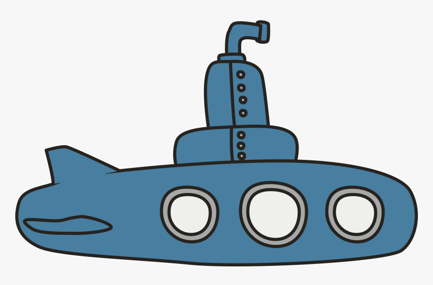 Submarine Clipart Simple - Submarine Clipart Transparent, HD Png Download, Free Download