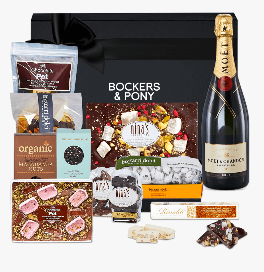 Brownie Hamper & Moet Chandon Gift Hamper - Hamper, HD Png Download, Free Download