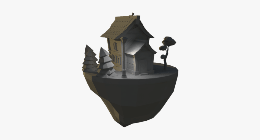Lowpoly House - Boat, HD Png Download, Free Download