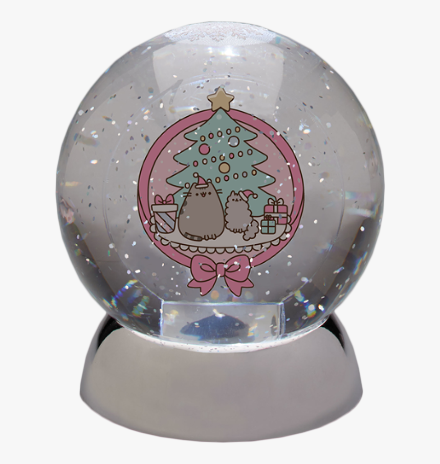 Pusheen Snow Globe , Png Download - Christmas Tree, Transparent Png, Free Download