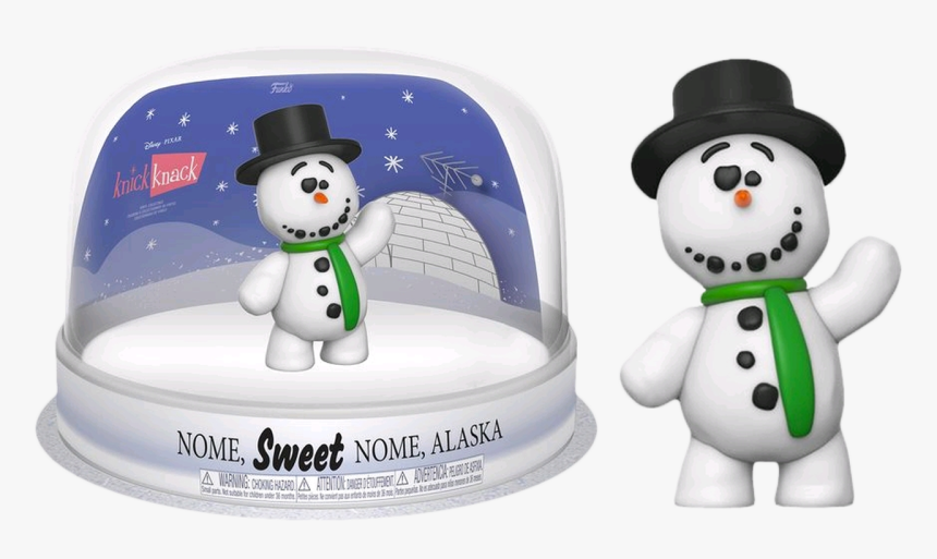 Snowman In Snow Globe Vinyl Figure - Knick Knack Funko Pop, HD Png Download, Free Download