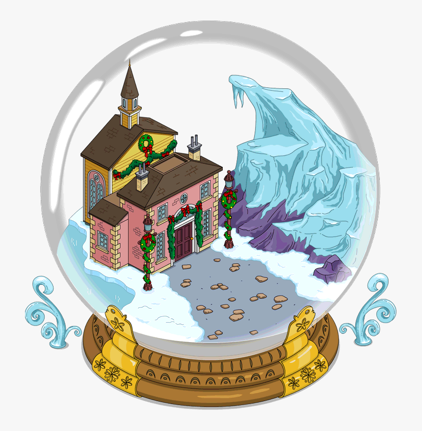 Tapped Out Giant Snow Globe - Snow Globe, HD Png Download, Free Download