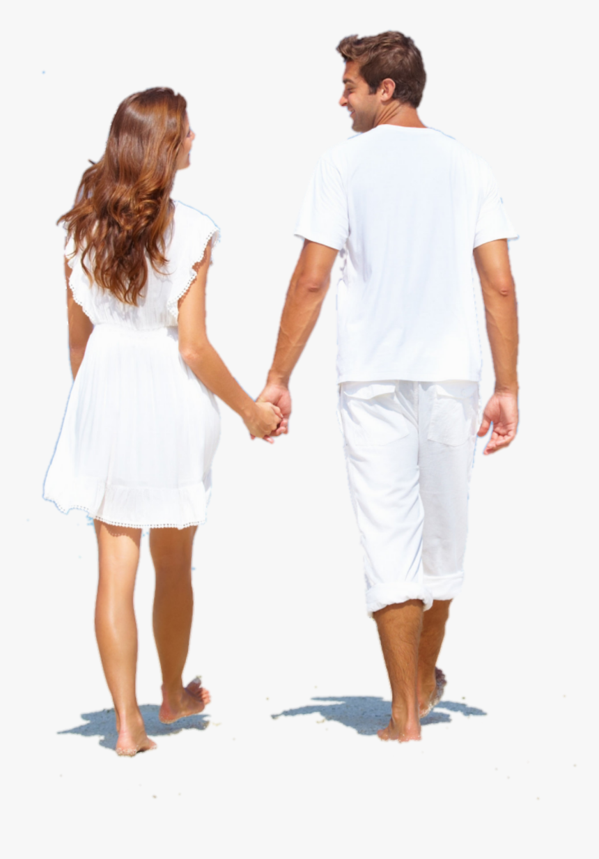 #couple #walking - Holding Hands, HD Png Download, Free Download