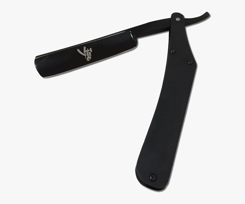 Tactical Straight Razor - Black Straight Edge Razor, HD Png Download, Free Download