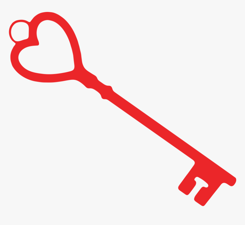 Heart Key Png Transparent - Heart Key Png, Png Download, Free Download