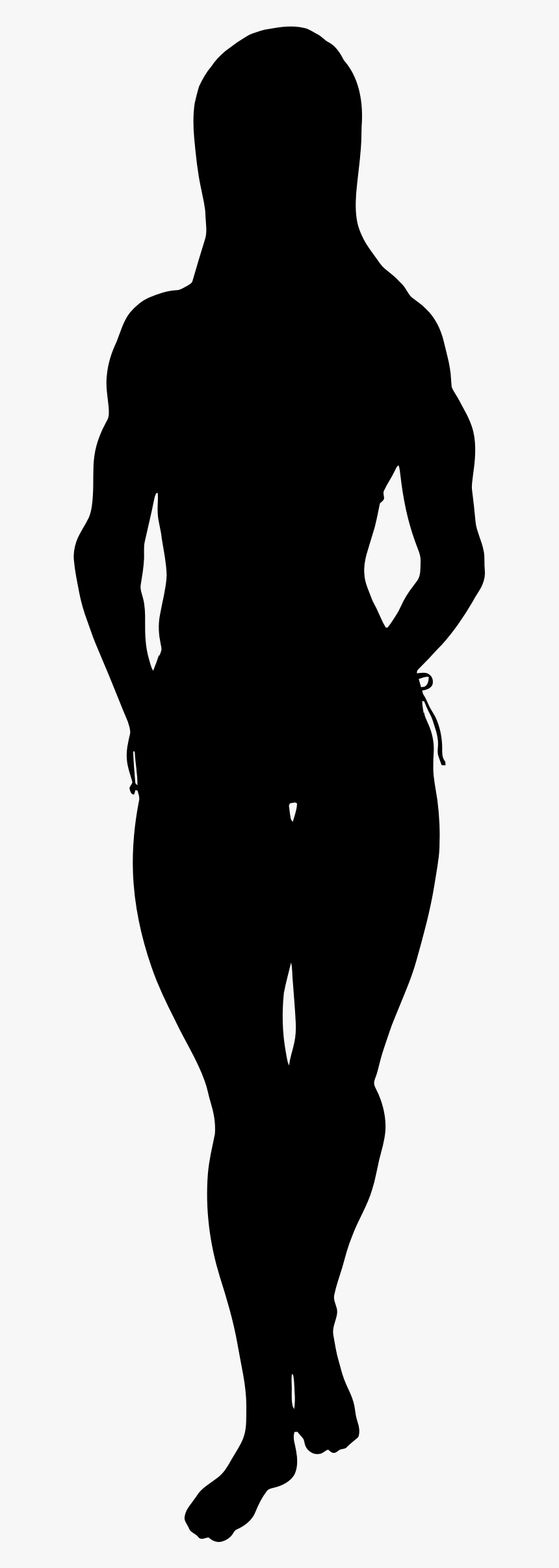 Transparent Bodybuilding Clipart - Woman Silhouette Bodybuilder, HD Png Download, Free Download