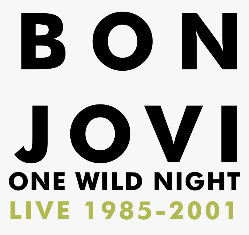 Bon Jovi Logo One Wild Night, HD Png Download, Free Download