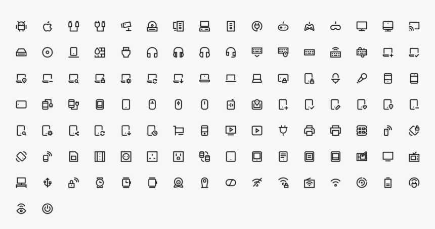 Technology Icons 24px - Jamaica Word Search, HD Png Download, Free Download