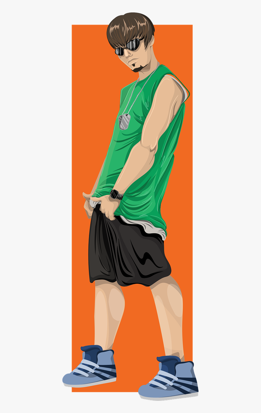 Boy Fashion Illustration Png, Transparent Png, Free Download