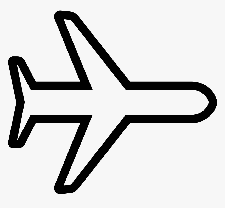Clipart Airplane Outline - Iphone Airplane Mode Icon, HD Png Download, Free Download