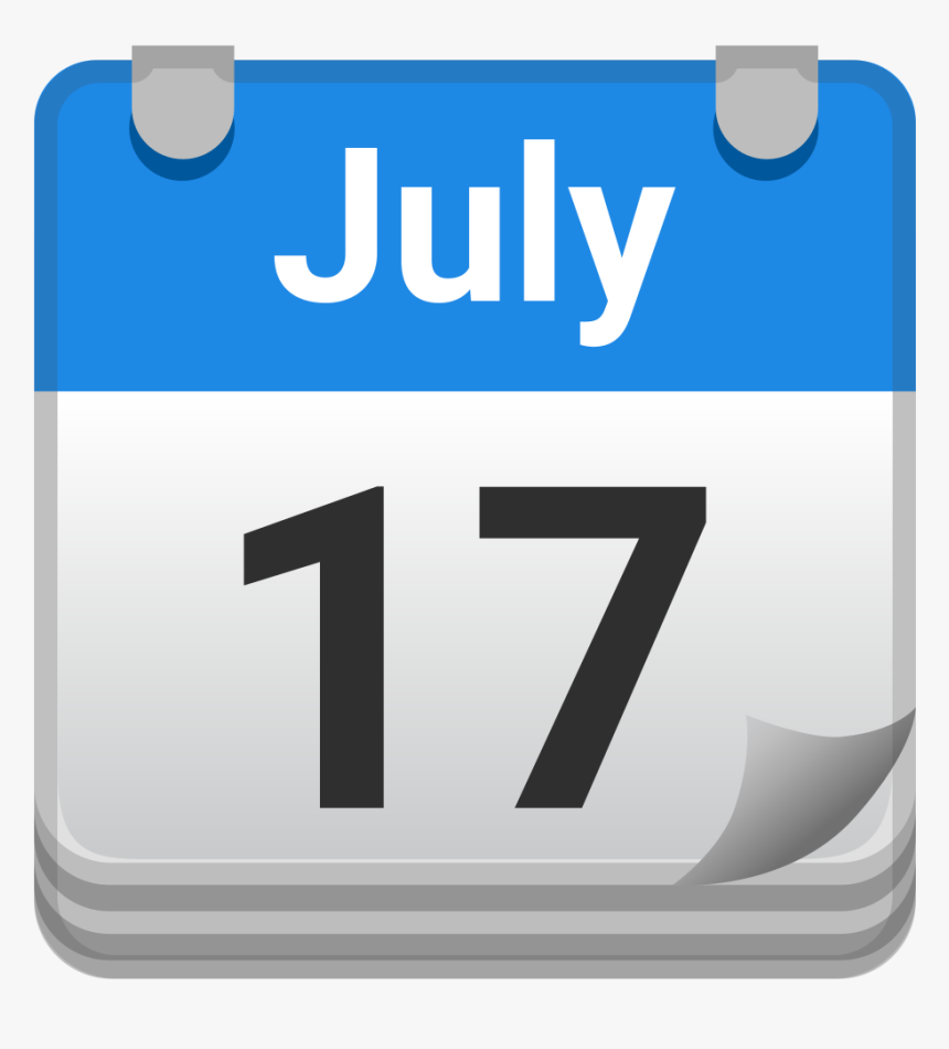 Tear Off Calendar Icon - Calendar July 17 Icon Png, Transparent Png, Free Download