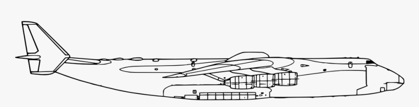 Airplane, Jet, Side, View, Aircraft, Fly, Body - Side View Of Airplane, HD Png Download, Free Download