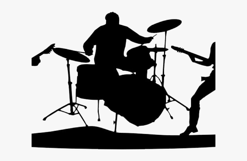 Transparent Musician Silhouette Png - Transparent Band Silhouette Png, Png Download, Free Download