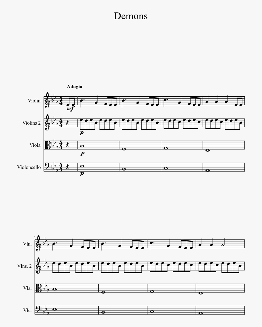 Welcome To The Black Parade Violin Sheet Music, HD Png Download, Free Download