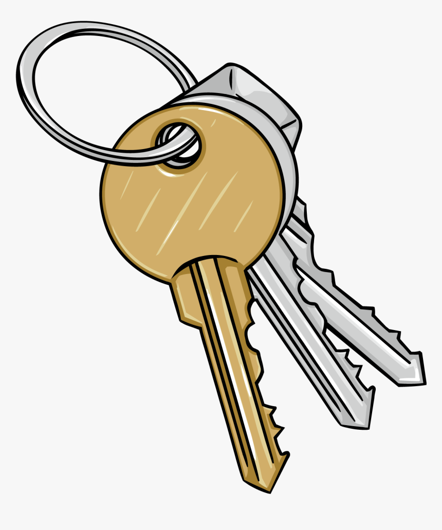 Transparent Golden Key Png - Keys Cartoon Png, Png Download, Free Download