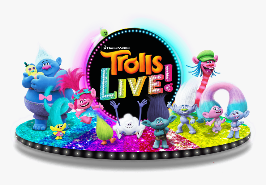 Hero Image Dreamworks Trolls Live - Trolls Live Dfw, HD Png Download, Free Download