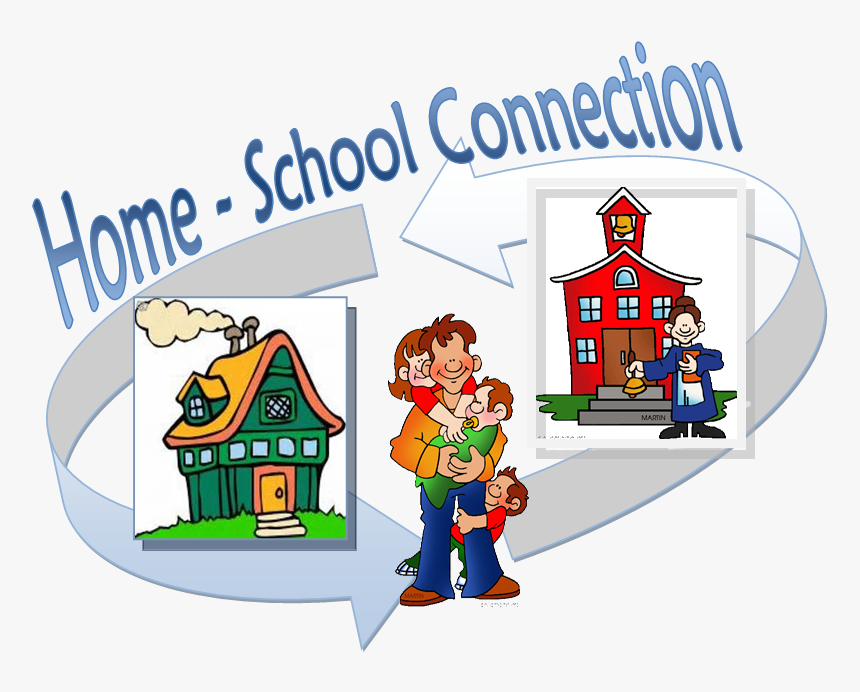 Clip Art Going Home From School Clipart - Home School Connection Clipart, HD Png Download, Free Download