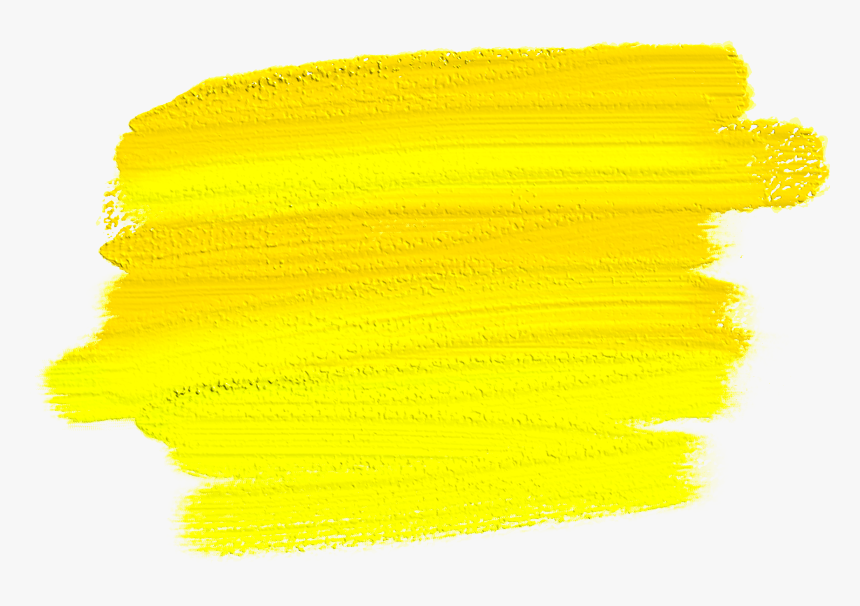 #yellow #brush #stroke #watercolor #brushstroke #oilpainting - Yellow Brush Stroke Png, Transparent Png, Free Download