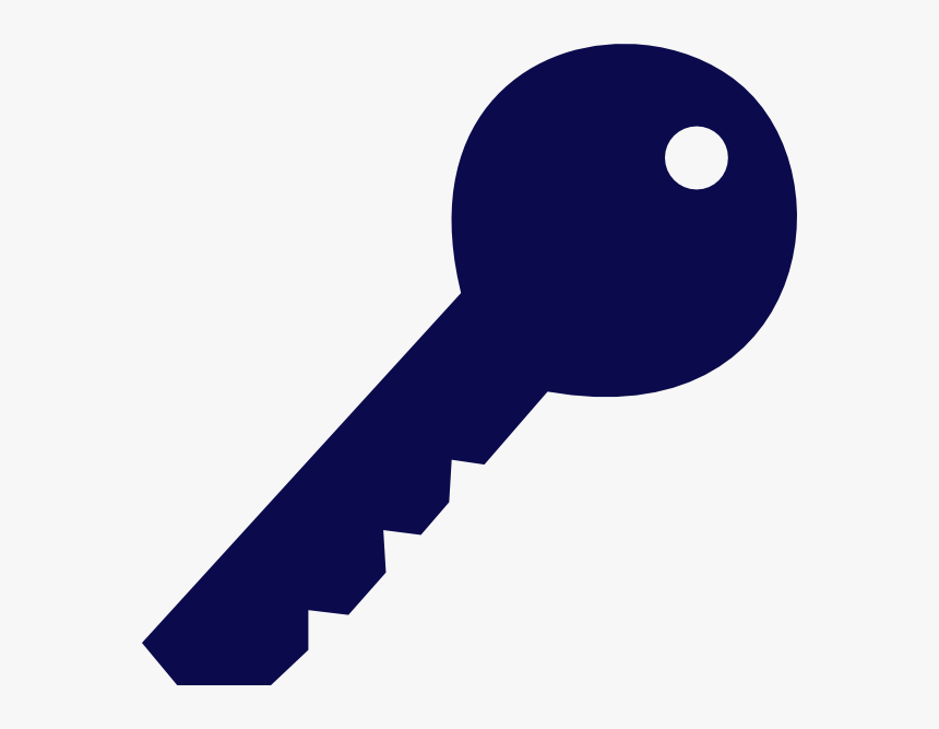 Blue Key Svg Clip Arts - Vector Keys Png, Transparent Png, Free Download